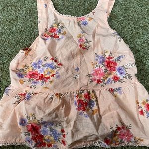 Floral American Eagle Tank Top